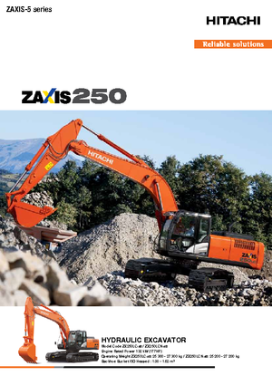 Excavadoras de orugas Hitachi ZX 250 LCN-5