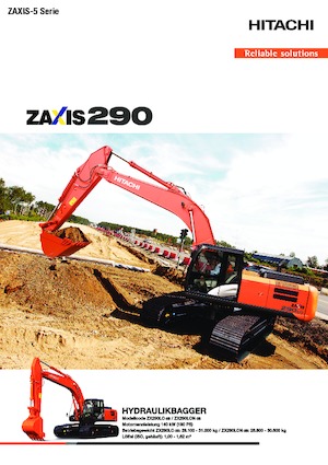 Excavadoras de orugas Hitachi ZX 290 LC-5
