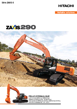 Excavadoras de orugas Hitachi ZX 290 LCN-5