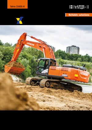 Excavadoras de orugas Hitachi ZX350LC-6