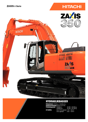 Excavadoras de orugas Hitachi ZX 350 LCN-3