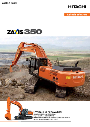 Excavadoras de orugas Hitachi ZX 350 LCN-5