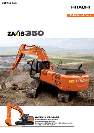 Excavadoras de orugas Hitachi ZX 350 LCN-5