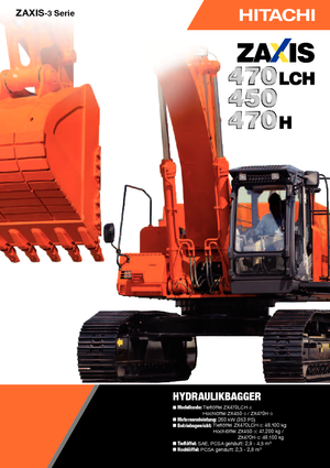 Excavadoras de orugas Hitachi ZX 470 H-3 LD