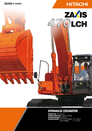 Excavadoras de orugas Hitachi ZX 470 H-3 LD