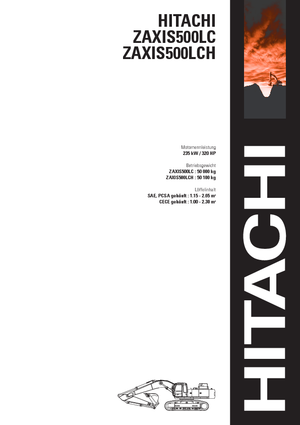 Excavadoras de orugas Hitachi ZX 500 LC