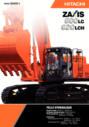 Excavadoras de orugas Hitachi ZX 520 LCH-3
