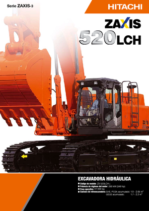 Excavadoras de orugas Hitachi ZX 520 LCH-3