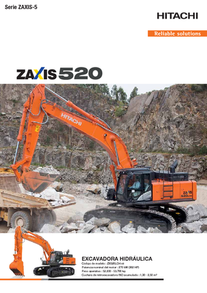 Excavadoras de orugas Hitachi ZX 520 LCH-5