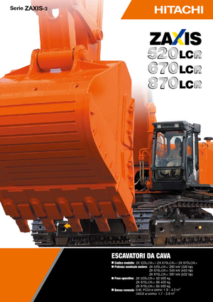 Excavadoras de orugas Hitachi ZX 870 LCR-3