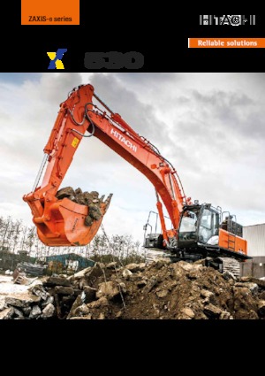 Excavadoras de orugas Hitachi ZX530LCH-6