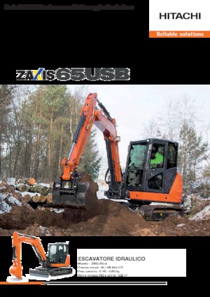Excavadoras de orugas Hitachi ZX65USB-5A