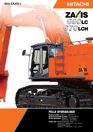 Excavadoras de orugas Hitachi ZX 670 LCH-3