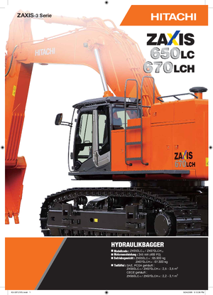 Excavadoras de orugas Hitachi ZX 670 LCH-3