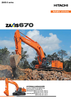 Excavadoras de orugas Hitachi ZX670LCH-5B
