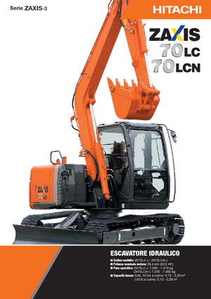 Excavadoras de orugas Hitachi ZX 70 LC-3