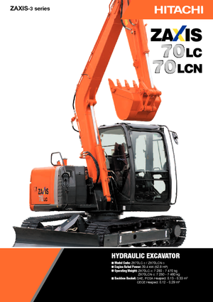 Excavadoras de orugas Hitachi ZX 70 LC-3