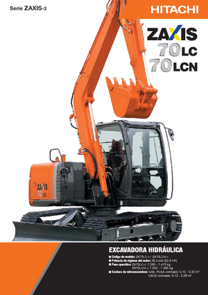 Excavadoras de orugas Hitachi ZX 70 LC-3
