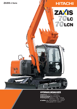 Excavadoras de orugas Hitachi ZX 70 LC-3
