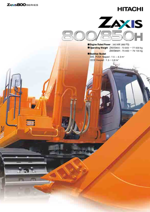 Excavadoras de orugas Hitachi ZX 850 H (BE)