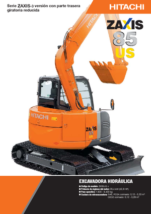 Excavadoras de orugas Hitachi ZX 85 US-3