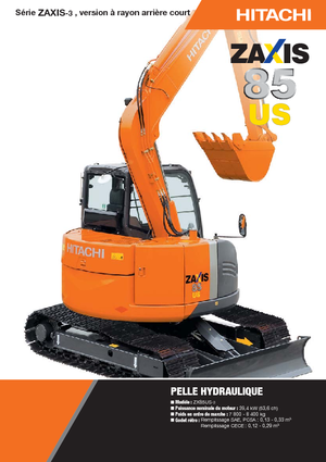 Excavadoras de orugas Hitachi ZX 85 US-3