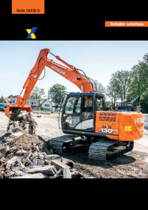 Excavadoras de orugas Hitachi ZX130LCN-6