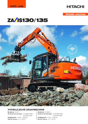 Excavadoras de orugas Hitachi ZX135US-7
