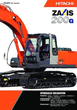 Excavadoras de orugas Hitachi ZX200-3G