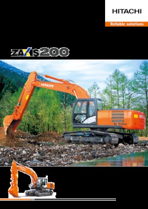 Excavadoras de orugas Hitachi ZX200LC-5G