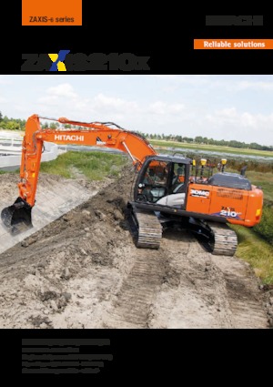 Excavadoras de orugas Hitachi ZX210X-6