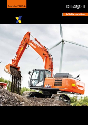 Excavadoras de orugas Hitachi ZX300LC-6 TYPE HE18LD