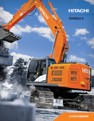 Excavadoras de orugas Hitachi ZX345