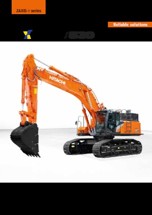 Excavadoras de orugas Hitachi ZX530LCH-7