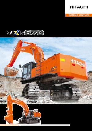 Excavadoras de orugas Hitachi ZX670LC-5G