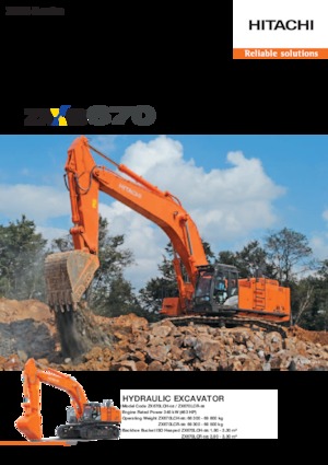 Excavadoras de orugas Hitachi ZX670LCH-5B