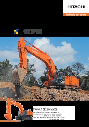 Excavadoras de orugas Hitachi ZX670LCH-5G