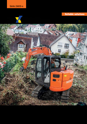 Excavadoras de orugas Hitachi ZX85US-6