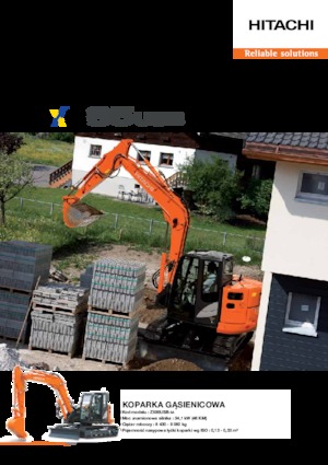 Excavadoras de orugas Hitachi ZX85USB-5A