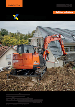 Excavadoras de orugas Hitachi ZX85USB-6