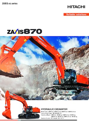 Excavadoras de orugas Hitachi ZX870LC-5G