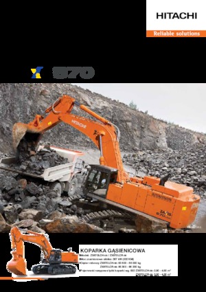 Excavadoras de orugas Hitachi ZX870LCH-5B