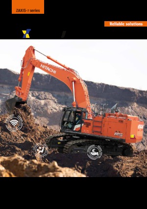 Excavadoras de orugas Hitachi ZX890H-7