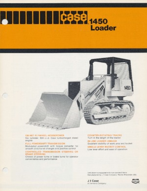 Cargadoras de orugas Case 1450 