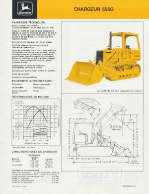 Cargadoras de orugas John Deere Construction 555 G