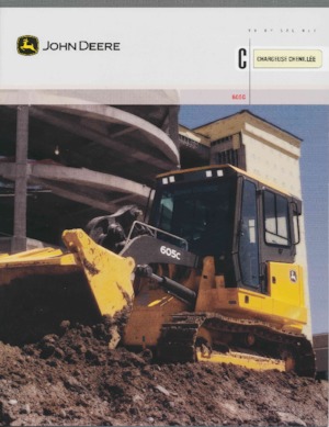 Cargadoras de orugas John Deere Construction 605 C