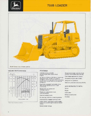 Cargadoras de orugas John Deere Construction 755 B