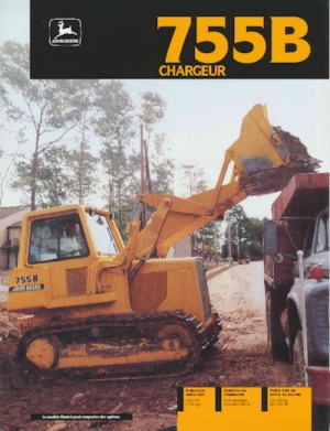 Cargadoras de orugas John Deere Construction 755 B