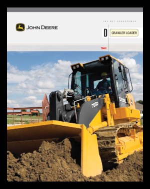 Cargadoras de orugas John Deere Construction 755 D