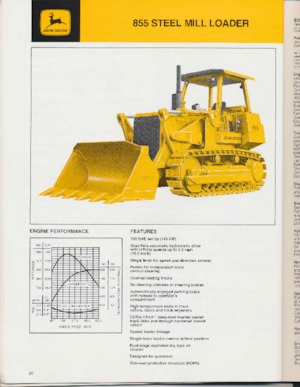 Cargadoras de orugas John Deere Construction 855